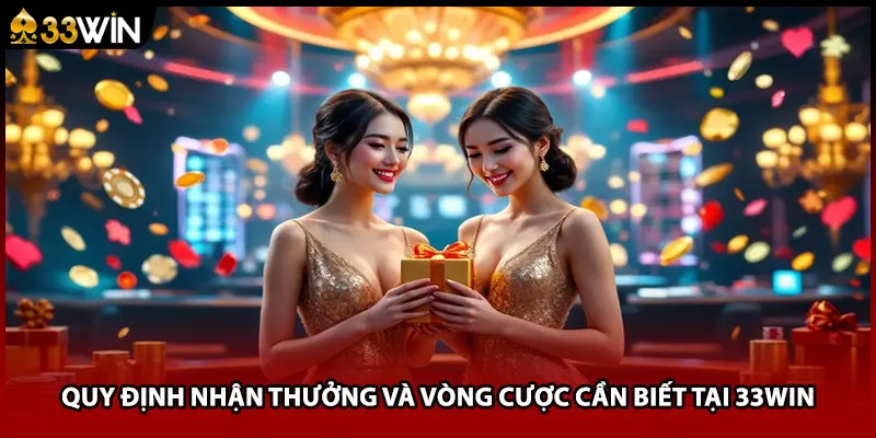 Quy định nhận thưởng và vòng cược cần biết tại 33WIN